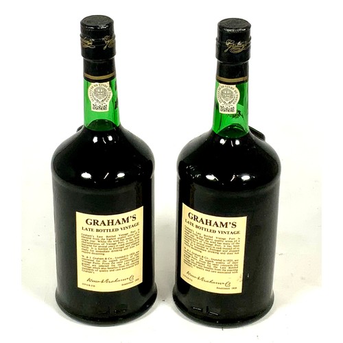 36 - 2 BOTTLES OF GRAHAM’S 1979 LATE BOTTLED VINTAGE PORT