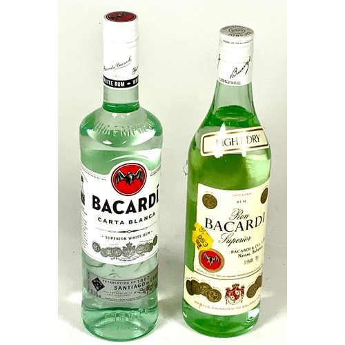 58 - 2 BOTTLES BACARDI