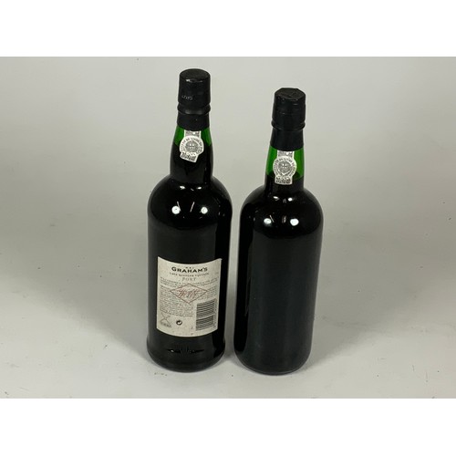 38 - GRAHAMS 1991 LATE BOTTLED VINTAGE PORT AND BOTTLE TANNERS PORT