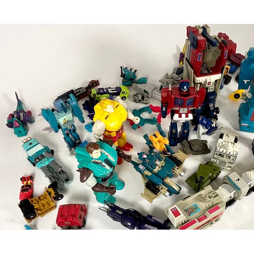 72 - BOX OF TRANSFORMER TOYS