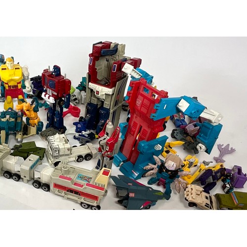 72 - BOX OF TRANSFORMER TOYS