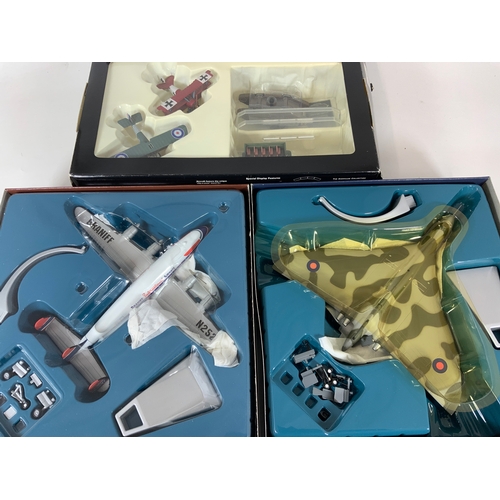 128 - AVIATION INTEREST, CORGI BOXED AVRO VULCAN, XM607 BLACK BUCK, LOCKHEED CONSTELLATION, FOR KING & COU... 