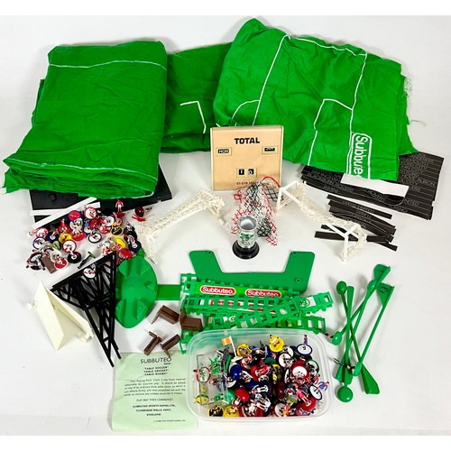 57 - SUBBUTEO FOOTBALL, RUGBY AND CRICKET PLAY SURFACES T/W MISC. PLAYERS AND ACCESSORIES