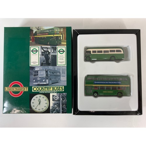 131 - EFE LONDON TRANSPORT BUS SETS, LIMITED EDITION BUS SET 60, BUS SET 2 COUNTRY BUSES, BUS SET 3 (BUT M... 