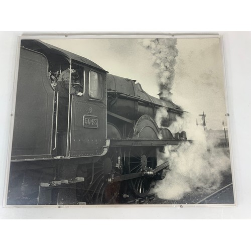 296 - FRAMED RAILWAY HANDBILL, EXCURSION FROM SWANSEA, GWR TRACK MAP PORT TALBOT RAILWAY, LARGE FRAMED PIC... 