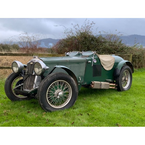 117 - VINTAGE WOLSELEY HORNET ‘SPECIAL’   LJ 9664.  FIRST REGISTERED 1934, THIS CAR IS AN UNFINISHED REFUR... 