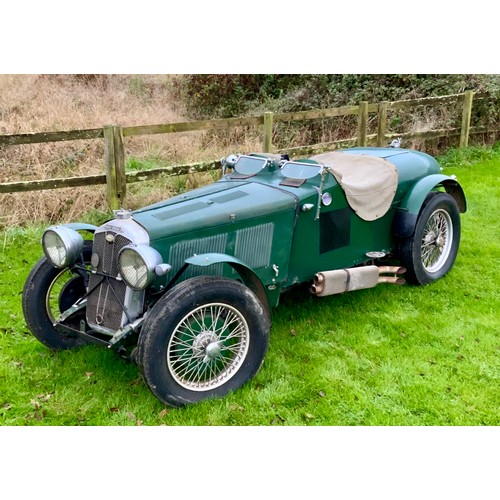 117 - VINTAGE WOLSELEY HORNET ‘SPECIAL’   LJ 9664.  FIRST REGISTERED 1934, THIS CAR IS AN UNFINISHED REFUR... 