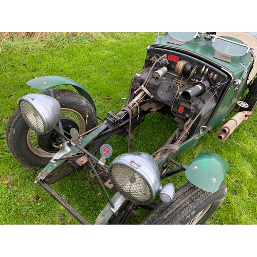 117 - VINTAGE WOLSELEY HORNET ‘SPECIAL’   LJ 9664.  FIRST REGISTERED 1934, THIS CAR IS AN UNFINISHED REFUR... 
