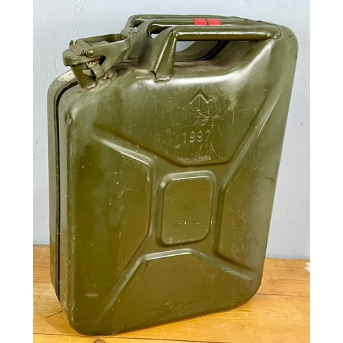 31 - JERRY CAN MARKED WD WITH CROWS FOOT 1997