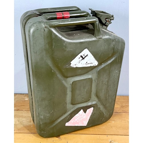 31 - JERRY CAN MARKED WD WITH CROWS FOOT 1997