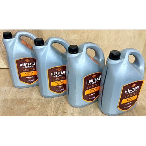 47 - FOUR 5 LITRE CONTAINERS SAE 40 MOTOR OIL