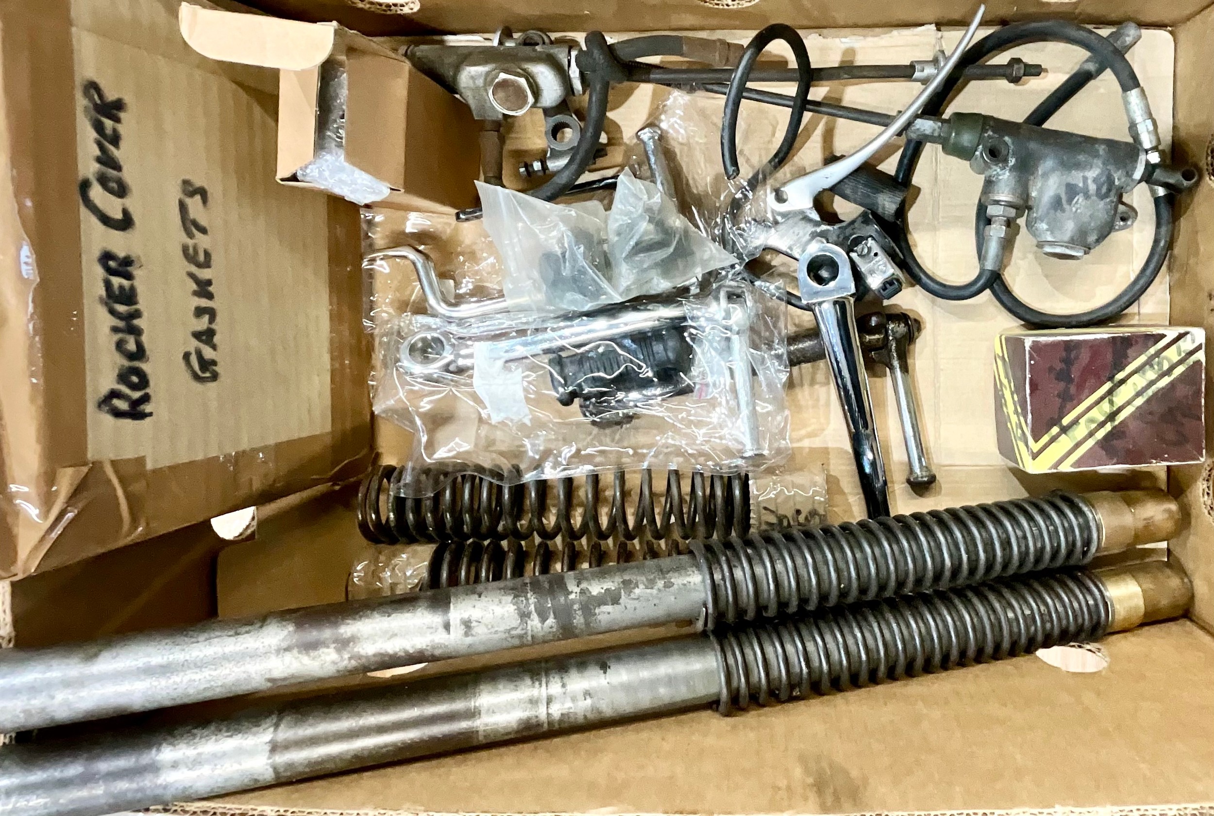 MOTORCYCLE PARTS INC SPRINGS, & CONTROLS