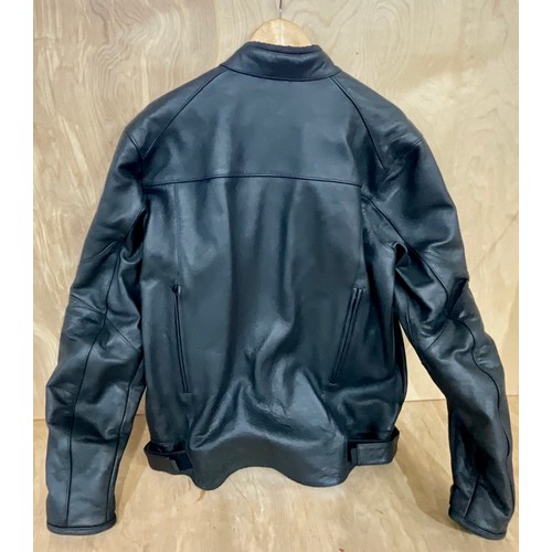 CRANE MOTORCYCLE LEATHER JACKET , WITH TAGS, LARGE