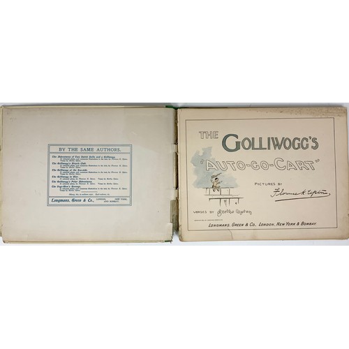 115 - UPTON, FLORENCE K. & BERTHA. THE GOLLIWOGG'S 'AUTO-GO-CART', LONGMANS, GREEN & CO. 1901