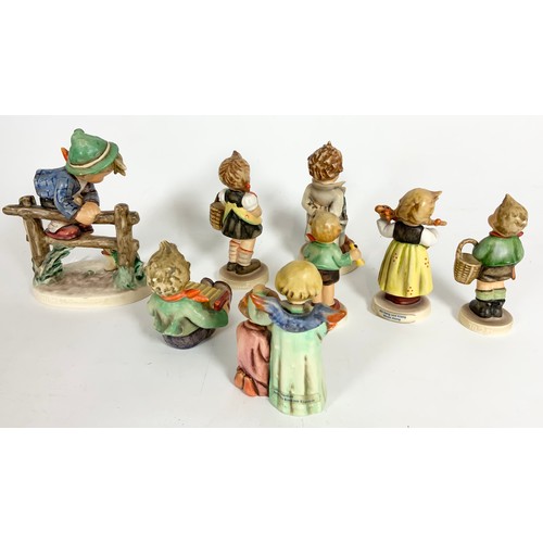 187 - COLLECTION OF 8 GOEBEL HUMMEL FIGURINES