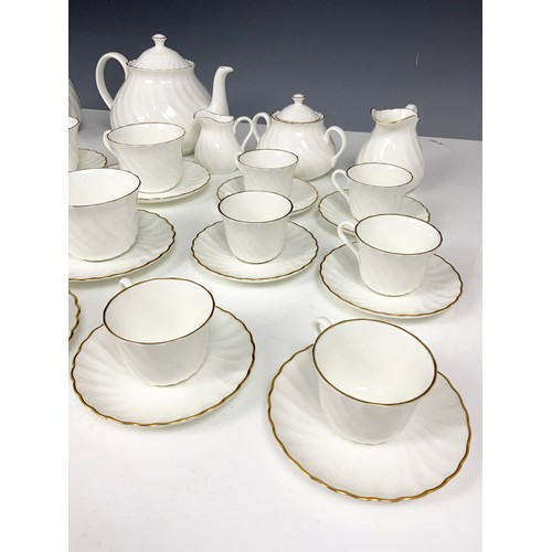 236 - WEDGWOOD GOLD CHELSEA TEA & COFFEE  TABLEWARE