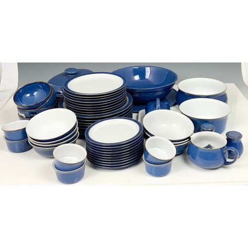 248 - LARGE QUANTITY OF DENBY BLUE GROUND DINNERWARE / TABLEWARE, 2 BOXES