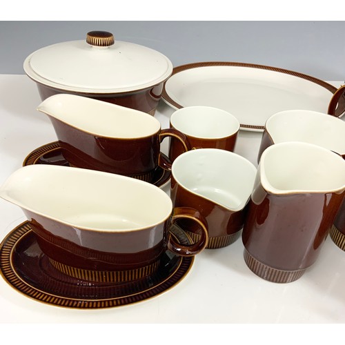 249 - QUANTITY OF POOLE POTTERY BROWN GLAZED TABLEWARE