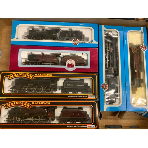 311 - LMS SELECTION, AIRFIX 4F, DAPOL COMPOUND, MAINLINE PATRIOT, ROYAL SCOT X2 & SPARE BODY FOR 6127