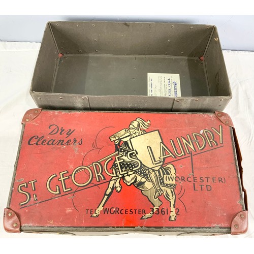 511 - ST GEORGE’S WORCESTER LAUNDRY BOX 57cm LONG