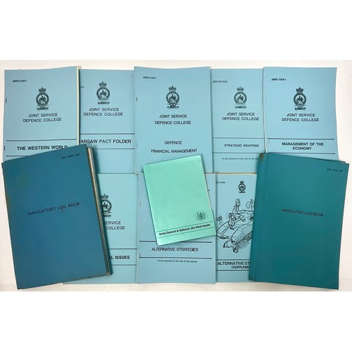 471 - MILITARY INTEREST, 2 RAF FORM 441 NAVIGATORS LOG BOOKS, EMPTY, PLUS QTY OF JSDC BOOKLETS