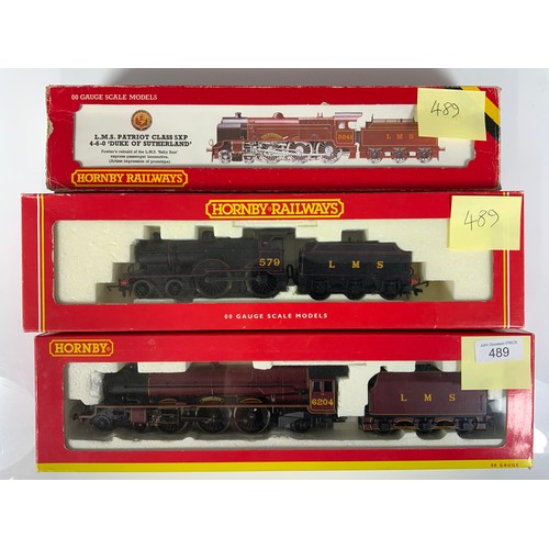 489 - HORNBY BOXED R2313, LMS 4-6-2 PRINCESS LOUISE 6204, R2099A 2P COMPOUND 579, & EARLY HORNBY BOXED R35... 