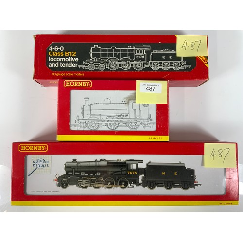 487 - HORNBY BOXED LNER 2-8-0 R2227 CLASS 06 7675 IN NE LIVERY, R2400A EX LNER 0-6-0 ST J52 3970, & EARLY ... 