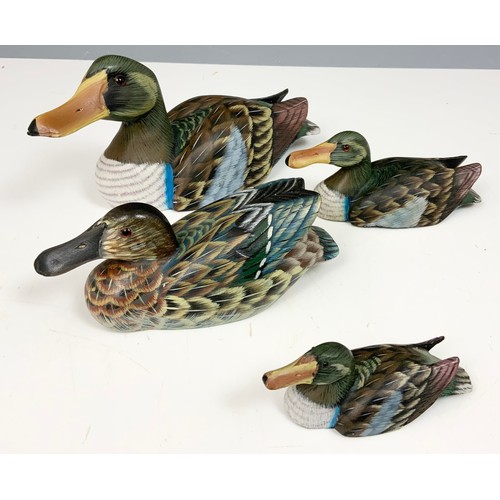 403 - VARIOUS WOODEN DUCK FIGURES