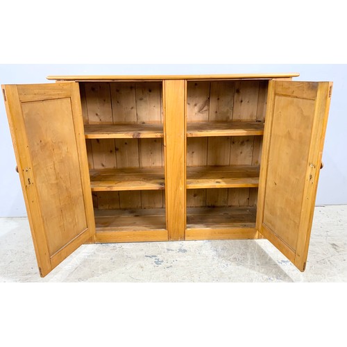 743 - PINE CABINET WIDTH 123cm