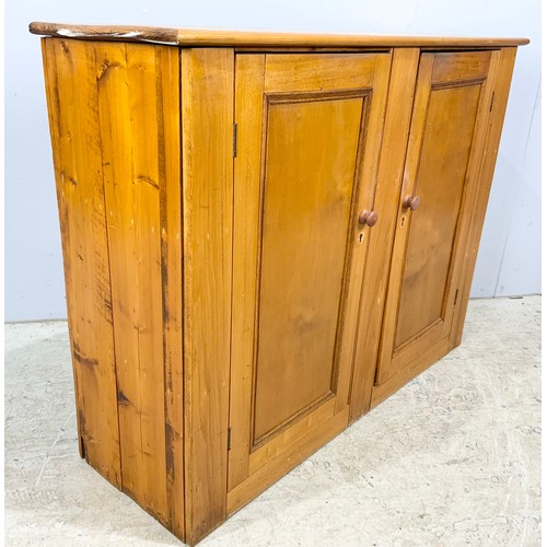 743 - PINE CABINET WIDTH 123cm