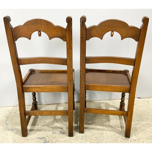 780 - SET OF SIX MORTUARY STYLE DINING CHAIRS