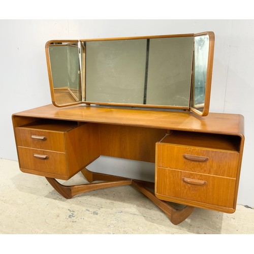 731 - LATE CENTURY  BEITHCRAFT DRESSING TABLE 150cm LONG