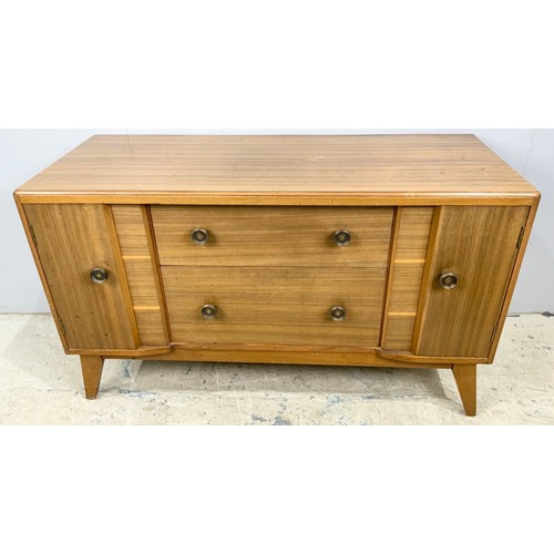 752 - STYLISH LATE CENTURY CROWN AY SIDEBOARD 114cm LONG