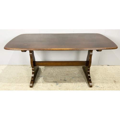 767 - ERCOL  REFECTORY STYLE DINING TABLE 152cm x 78cm