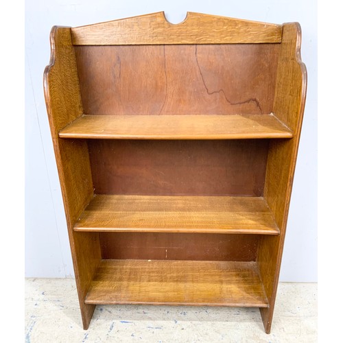 721 - SET OF OAK BOOKSHELVES 103cm TALL,  WIDTH 67cm