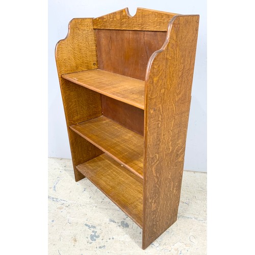 721 - SET OF OAK BOOKSHELVES 103cm TALL,  WIDTH 67cm