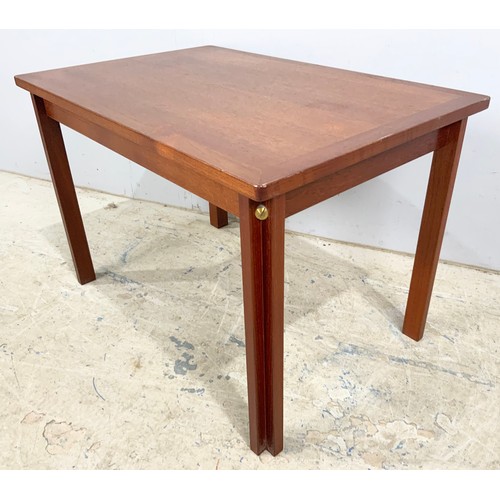 739 - LATE CENTURY DANISH OCCASIONAL TABLE 75cm x 50cm