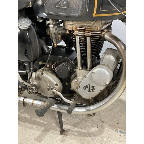 9 - AJS MODEL 16MS MOTORCYCLE PDD 823.  FIRST REGISTERED 1955