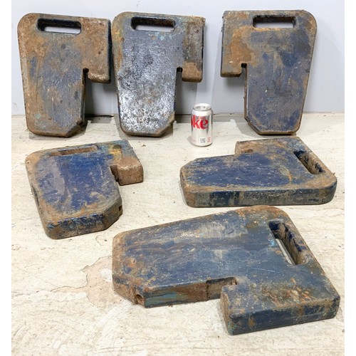 665 - 6 TRACTOR WEIGHTS