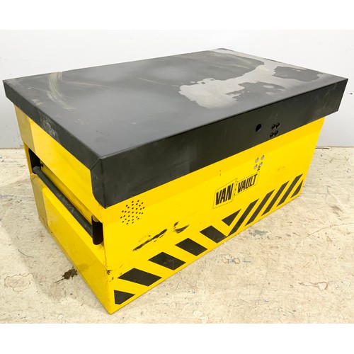 555 - VAN VAULT STRONG BOX 96cm x 56cm x50cm