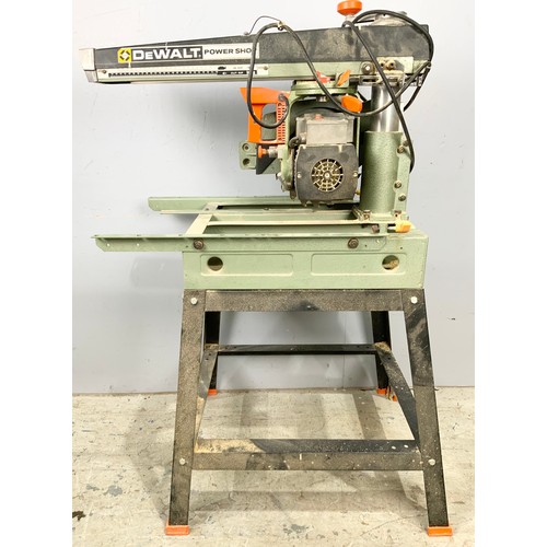 561 - DEWALT  POWER SHOP RADIAL ARM SAW ON STAND