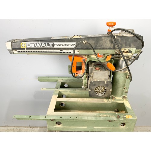 561 - DEWALT  POWER SHOP RADIAL ARM SAW ON STAND