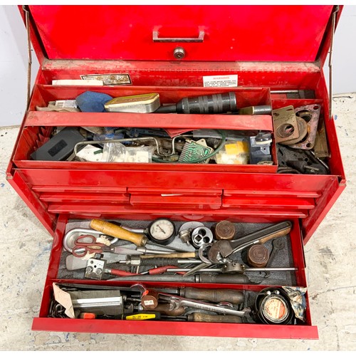 620 - SNAP ON TOOL BOX / CABINET WITH CONTENTS WIDTH 67cm