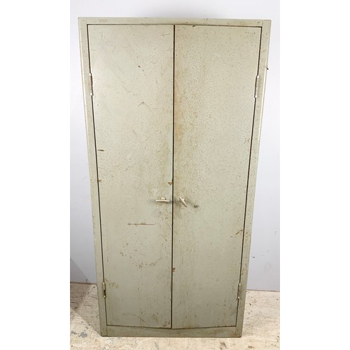 552 - METAL  TRIUMPH 2 DOOR CABINET  181cm TALL