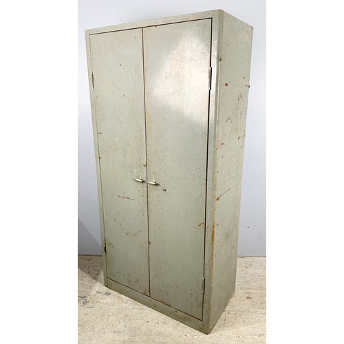 552 - METAL  TRIUMPH 2 DOOR CABINET  181cm TALL