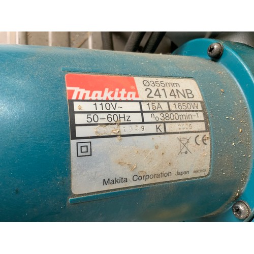 598 - MAKITA 2414NB CUT OFF SAW