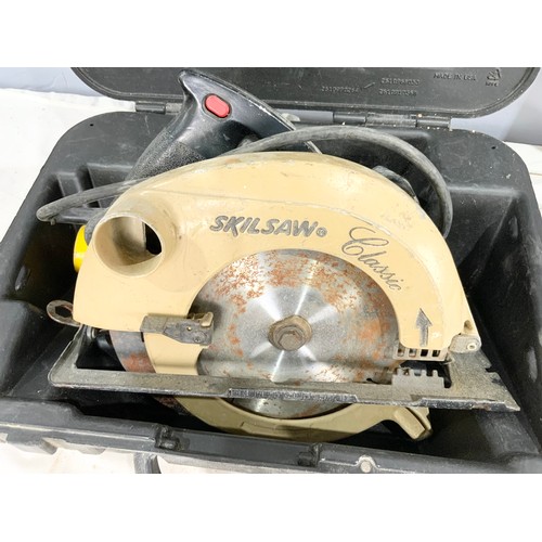 597 - BOXED DRAPER RECIPROCATING SAW  & A CASED SKILSAW