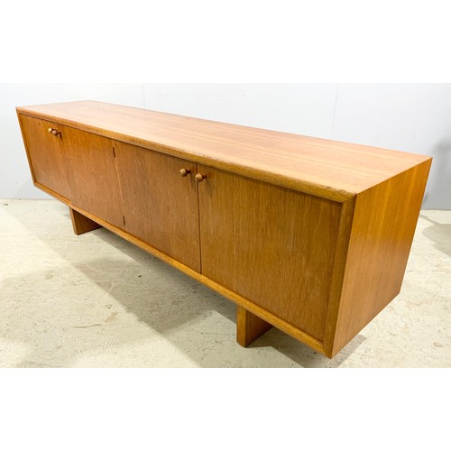 751 - LATE CENTURY GORDON RUSSELL SIDEBOARD,  214cm LONG