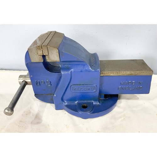 577 - 3 RECORD  BENCH VICES NO2,  2VS, 1 TON