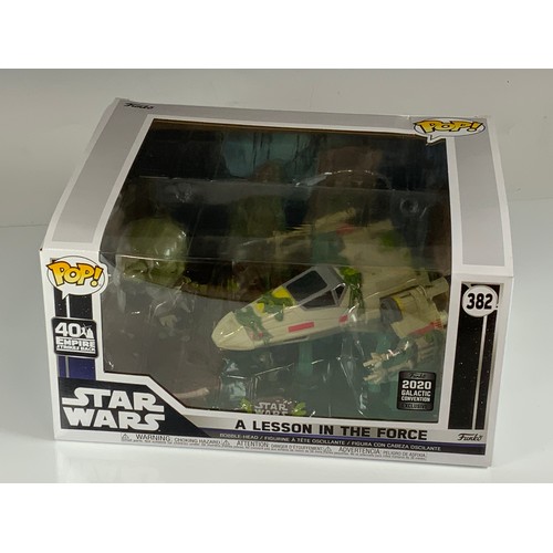 47 - COLLECTION OF STAR WARS RELATED MODELS, FIGURES, BOOKS, VIDEOS AND EPHEMERA, INCLUDES A “FUNKO POP! ... 